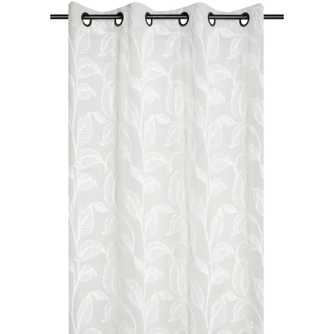 Tenda ad occhielli (140 x 260 cm) Hemera Ecru