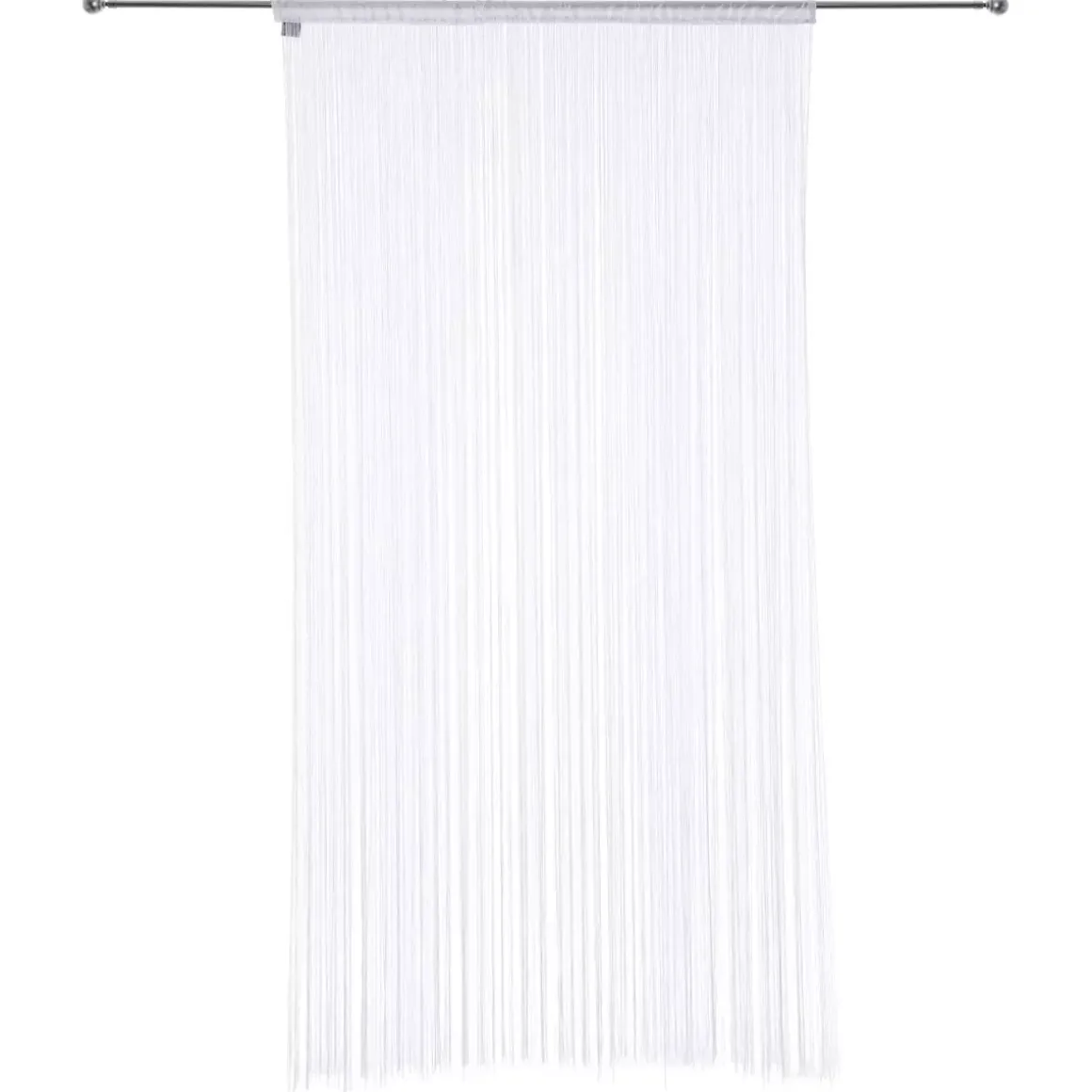 Tenda a fili (90 x H200 cm) Tinta unita Bianco