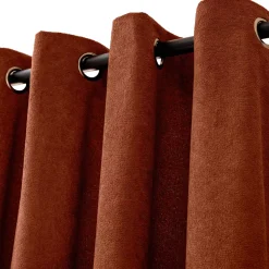 Tenda a occhielli (140 x 260 cm) Winona Terracotta