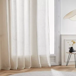 Tenda a pannello in lino effetto largo (400 x 240 cm) Luca Beige