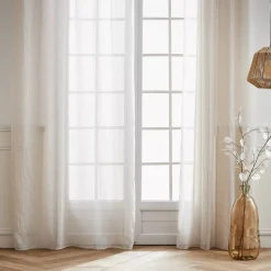 Tenda a passanti nascosti con frange (140 x 240 cm) Arthur Beige