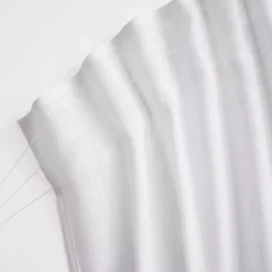 Tenda arricciata effetto lino (140 x 240 cm) Robin Bianco