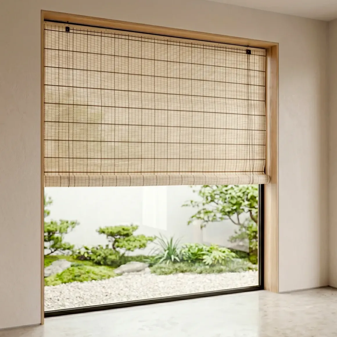 Tenda a rullo con bastoncini di bambù (180 x 180 cm) Bali Naturale