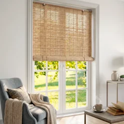Tenda a rullo esterna effetto rattan (120 x 180 cm) Tanoa Beige