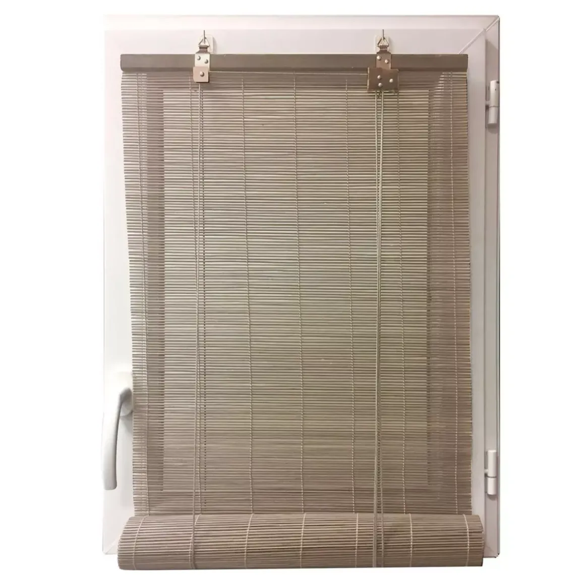 Tenda a rullo in legno (40 x 180 cm) Bambù Grigio