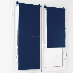 Tenda a rullo oscurante (45 x H180 cm) Uni Blu