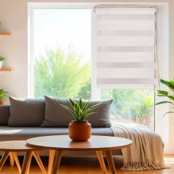 Tenda a rullo (60 X H180 cm) Giorno/Notte Beige sfumato
