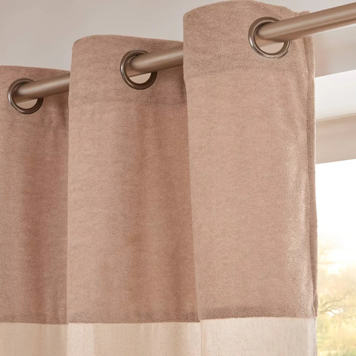 Tenda bouclé (140 x 240 cm) Ava Beige