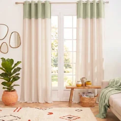 Tenda bouclé (140 x 280 cm) Ava Verde rosmarino