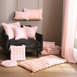 Tenda cotone (140 x 260 cm) Kala Rosa cipria