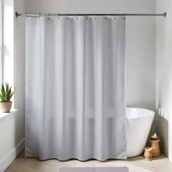 TENDANCE Accessori Bagno-Tenda da doccia ad anelli (180 x 200 cm) Unita