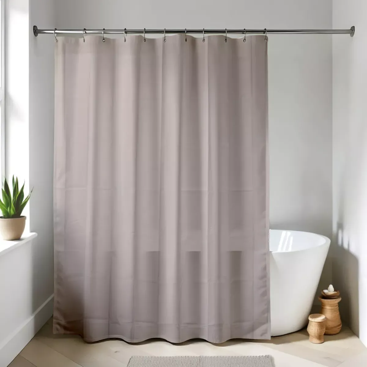 Accessori Bagno-Tenda da doccia ad anelli (180 x 200 cm) Unita