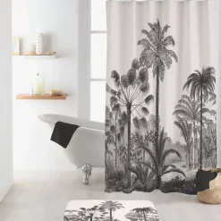 douceur d'intu017drieur Accessori Bagno-Tenda da doccia con anelli (180 x 200 cm) Cocoty
