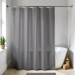 Accessori Bagno-Tenda da doccia con anelli (180 x 200 cm) Uni