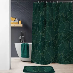 douceur d'intu017drieur Accessori Bagno-Tenda da doccia con anelli (180 x 200 cm) Jade