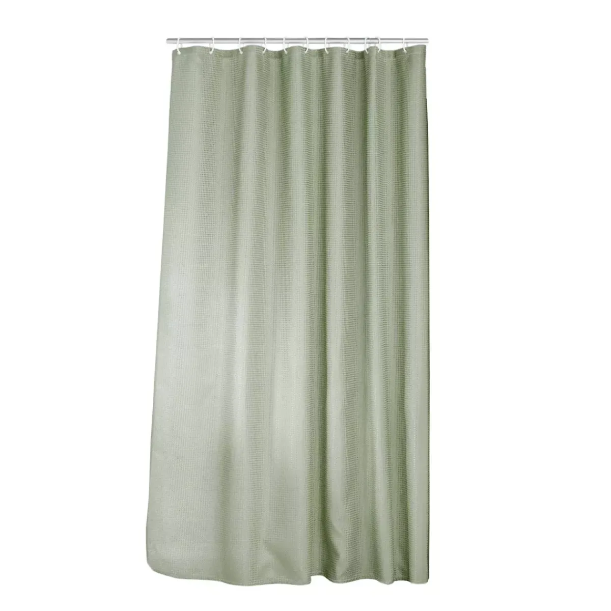 douceur d'intu017drieur Accessori Bagno-Tenda da doccia con effetto tessuto ad anelli (180 x 200 cm) Quarzo