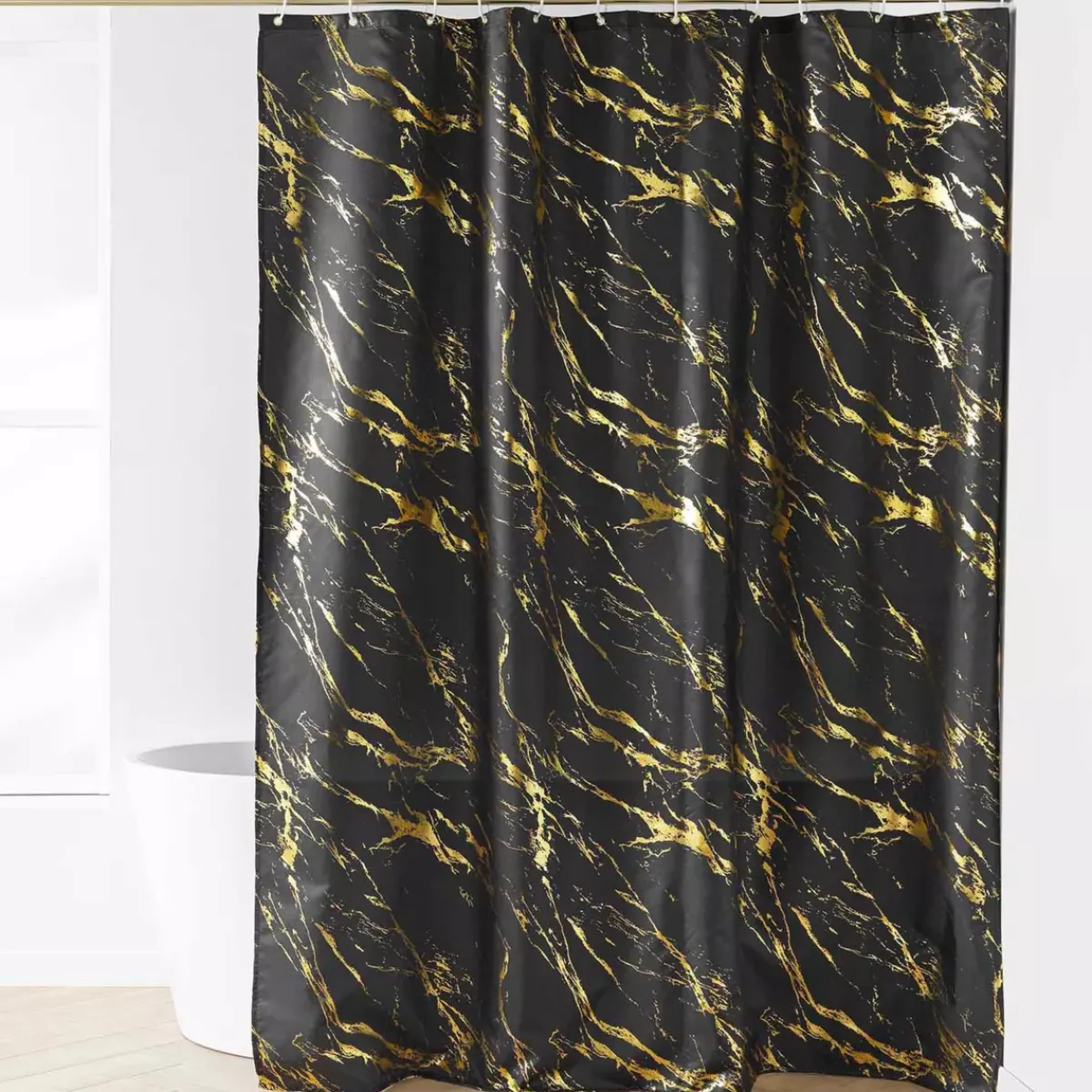douceur d'intu017drieur Accessori Bagno-Tenda da doccia effetto marmo (180 x 200 cm) Aquamarbre