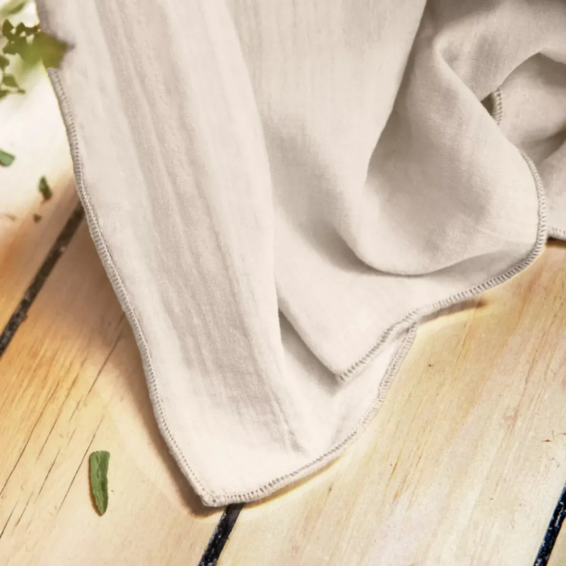 Tenda garza di cotone regolabile (180 x max 300 cm) Gaïa Beige pampa