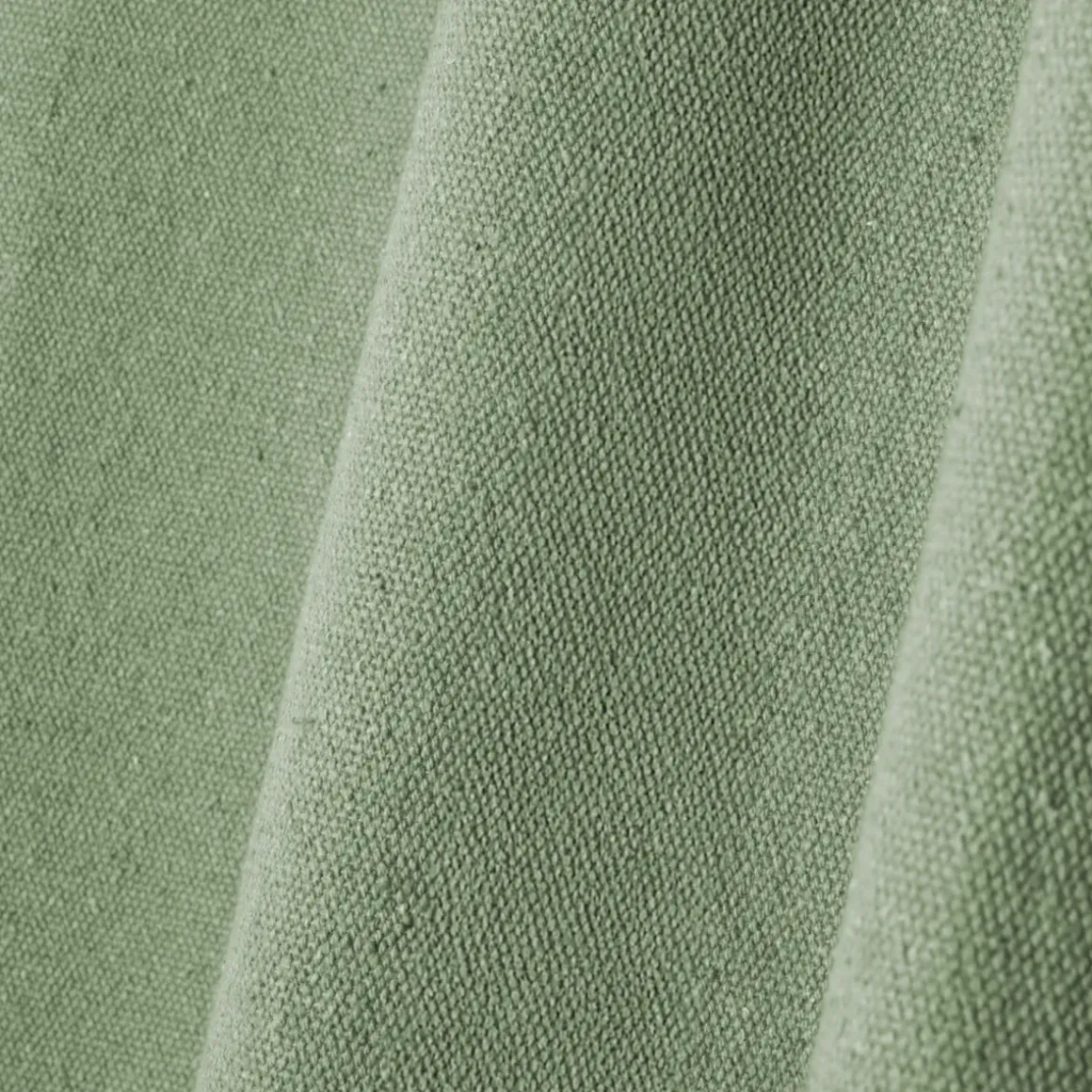 Tenda in cotone tessuto (140 x 260 cm) Monaco Verde salvia