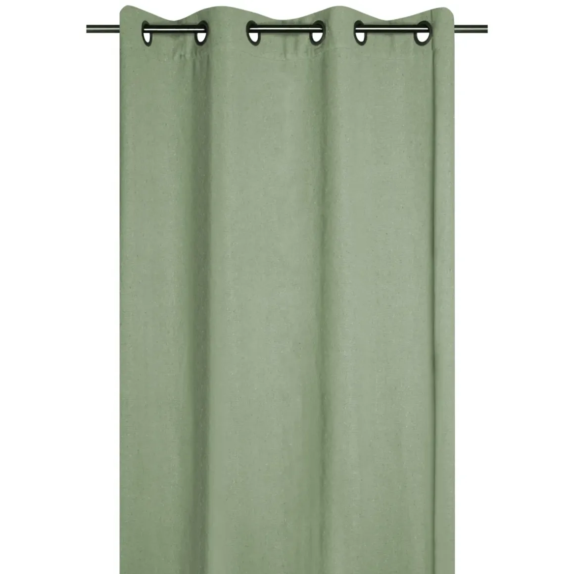 Tenda in cotone tessuto (140 x 260 cm) Monaco Verde salvia