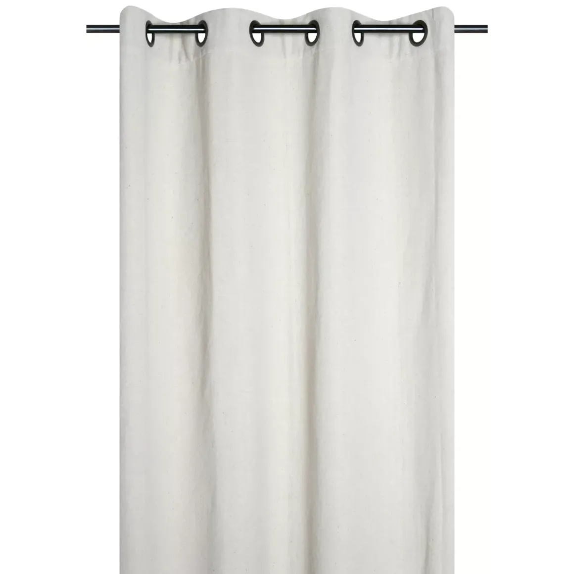 Tenda in cotone tessuto (140 x 260 cm) Monaco Ecru