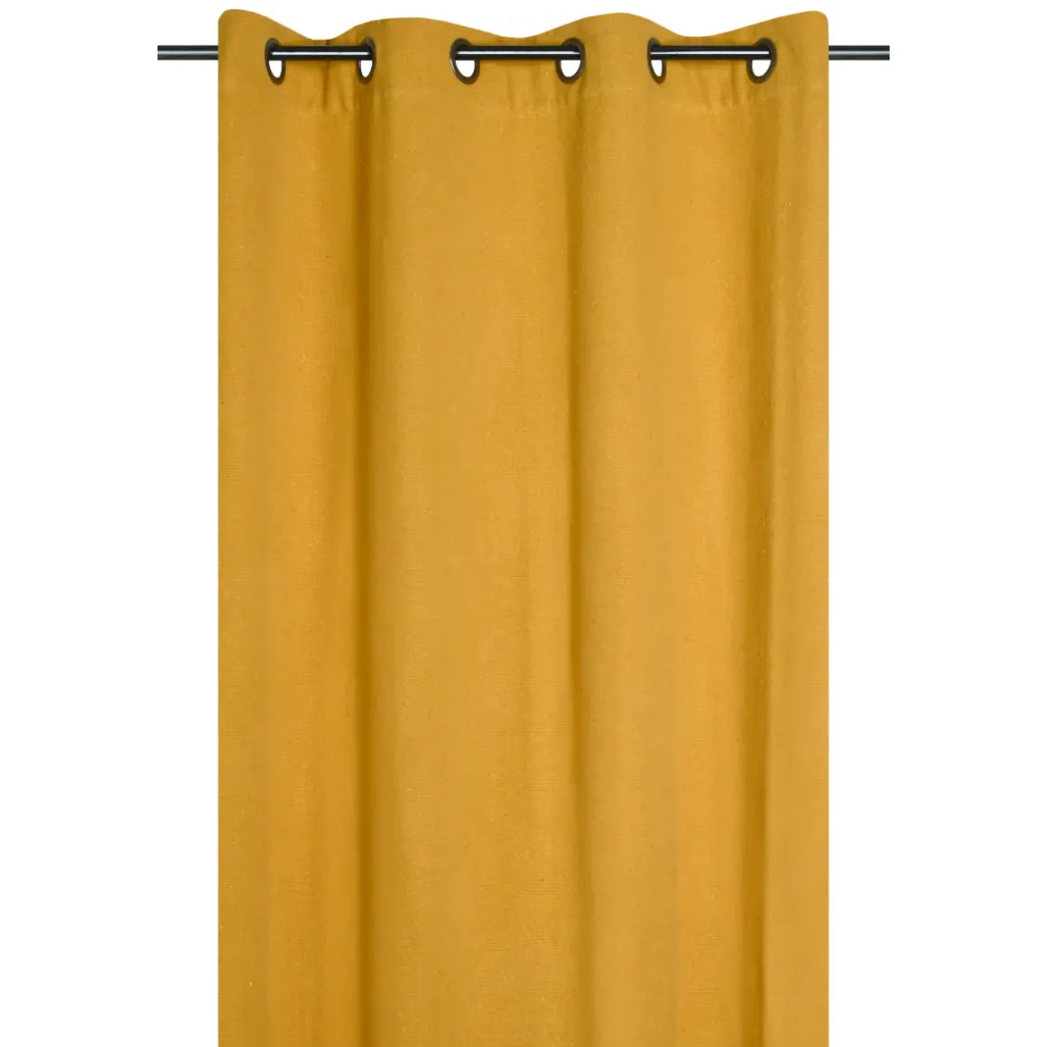 Tenda in cotone tessuto (140 x 260 cm) Monaco Giallo curry