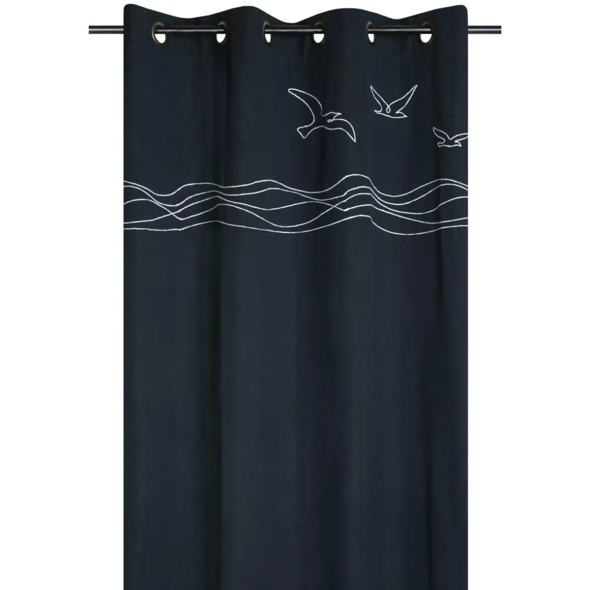 Tenda in cotone (140 x 260 cm) Bordemer Blu navy