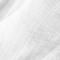 Tenda in garza di cotone a passanti nascosti (180 x 240 cm) Gaïa Bianco chantilly
