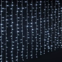 Feeric Lights & Christmas Guilande Di Luci Grande Lunghezza|Ghirlande Di Luci-Tenda luminosa Alt.1,5 m L0,90 m 200 LED