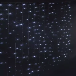 Feeric Lights & Christmas Guilande Di Luci Grande Lunghezza|Ghirlande Di Luci-Tenda luminosa a pile Alt. 2 m L1,50 m 300 LED