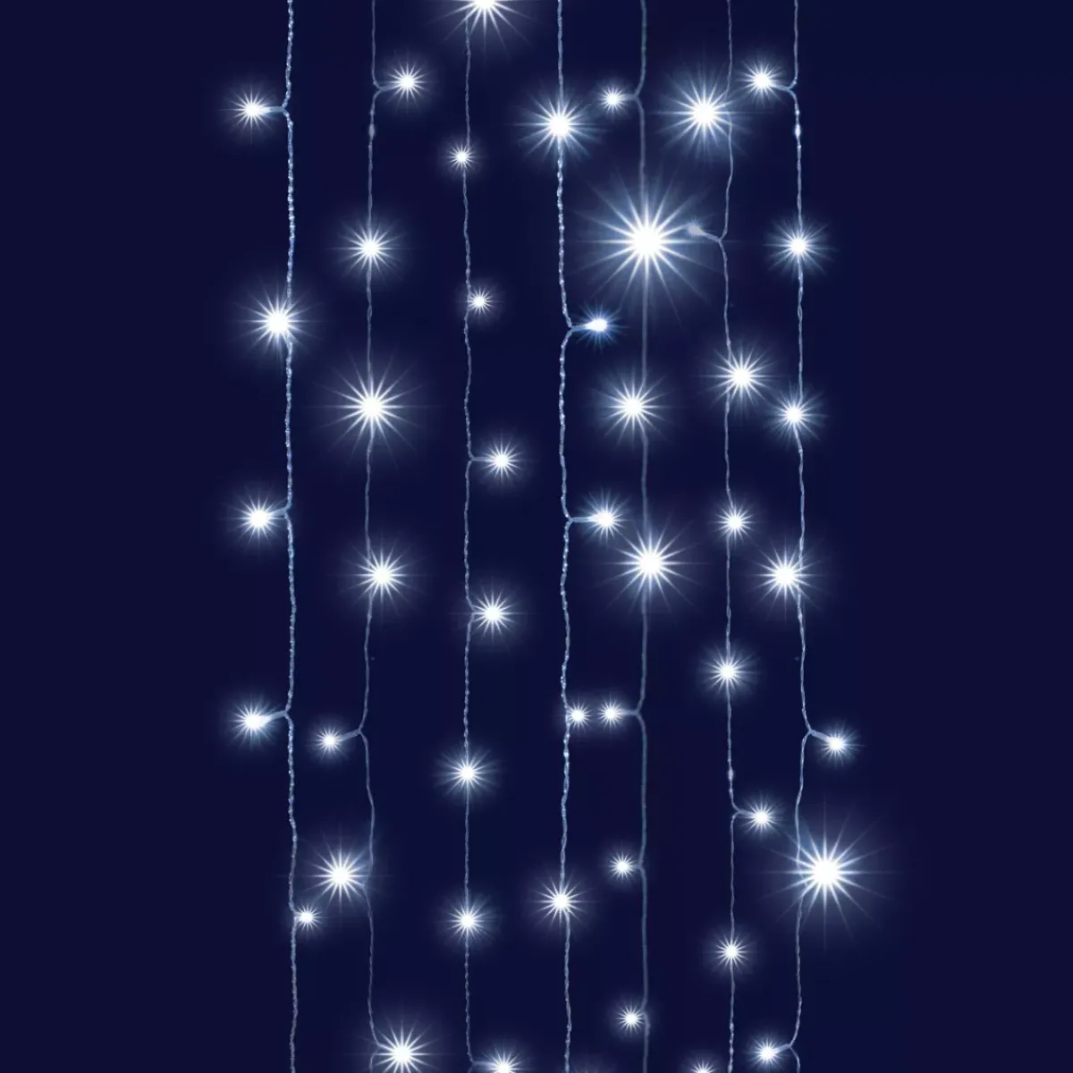 BLACHERE Guilande Di Luci Grande Lunghezza|Ghirlande Di Luci-Tenda luminosa interconnettibile H2 m L2 m 96 LED Effetto Cascata