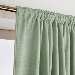 Tenda oscurante termica con passanti nascosti (140 x 240 cm) Minuit Verde kaki