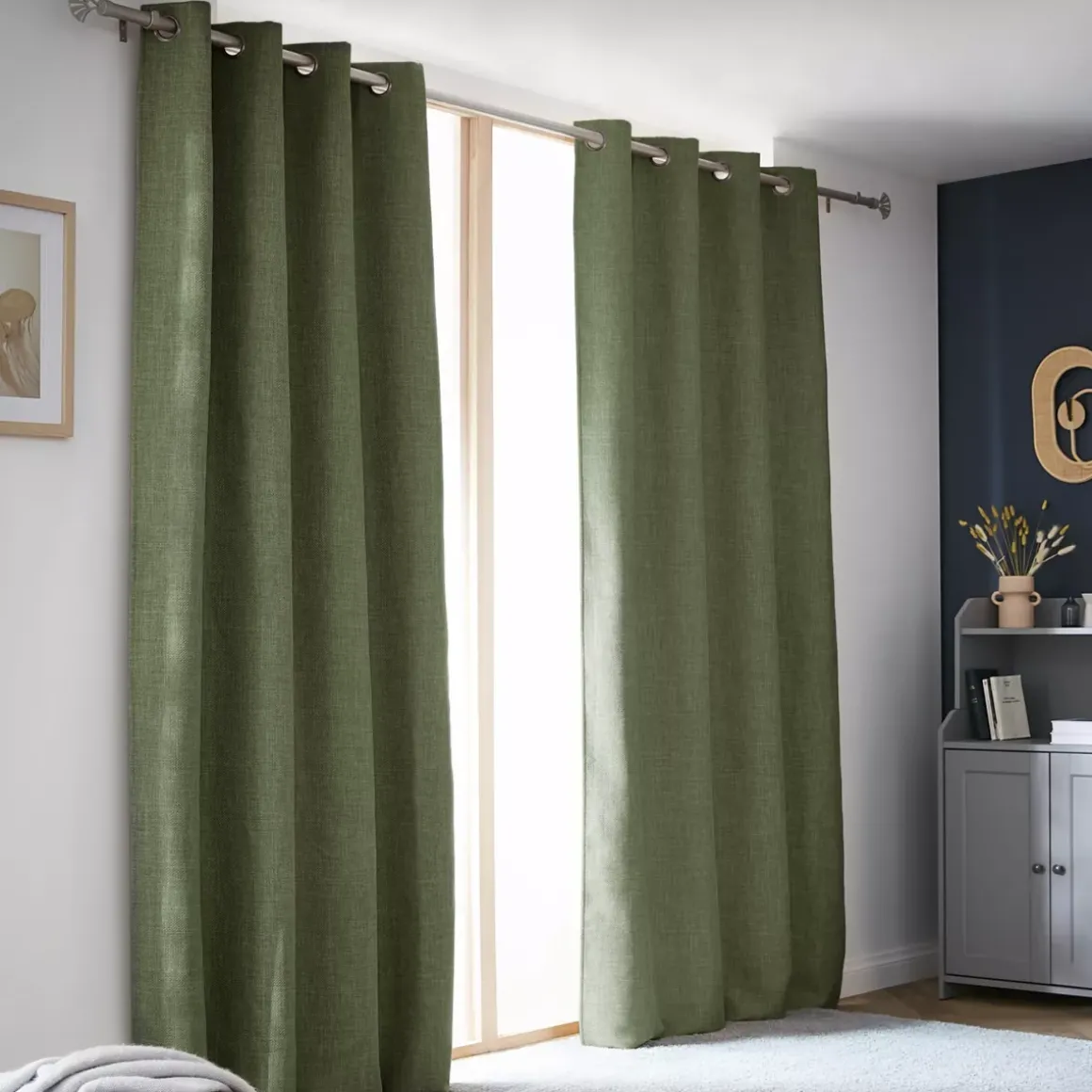 Tenda oscurante termica (140 x 240 cm) Alba Verde cachi
