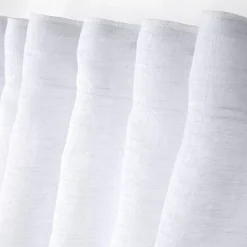 Tenda passanti nascosti trasparente (140 x 260 cm) Madrid Bianco