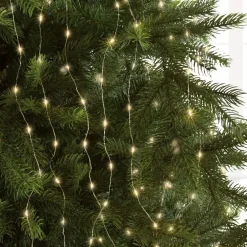 KAEMINGK Ghirlande Di Luci-Tenda per albero Alt.1,80 m Bianco caldo 408 LED