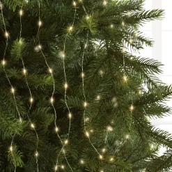 KAEMINGK Ghirlande Di Luci-Tenda per albero Alt.2,40 m Bianco caldo 832 LED