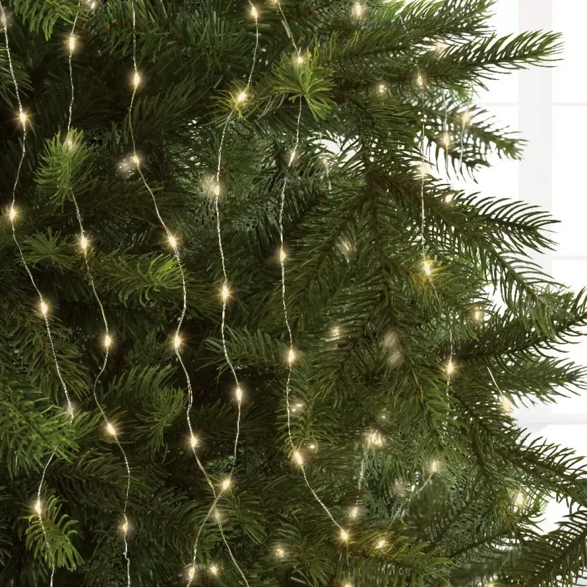 KAEMINGK Ghirlande Di Luci-Tenda per albero Alt.2,40 m Bianco caldo 832 LED