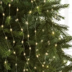 KAEMINGK Ghirlande Di Luci-Tenda per albero Alt.2,10 m Bianco caldo 672 LED