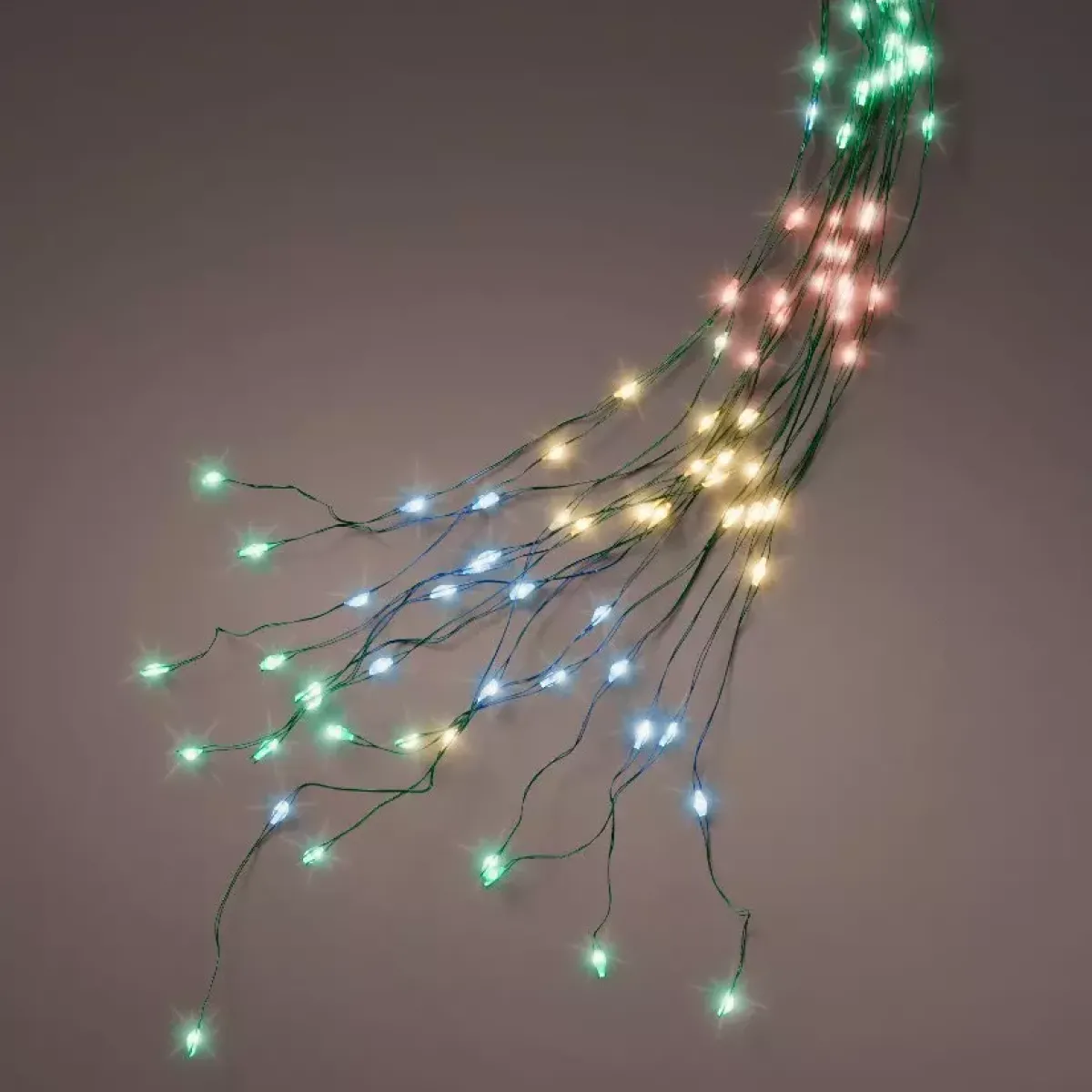 KAEMINGK Ghirlande Di Luci-Tenda per albero Alt.2,40 m Multicolore 832 LED