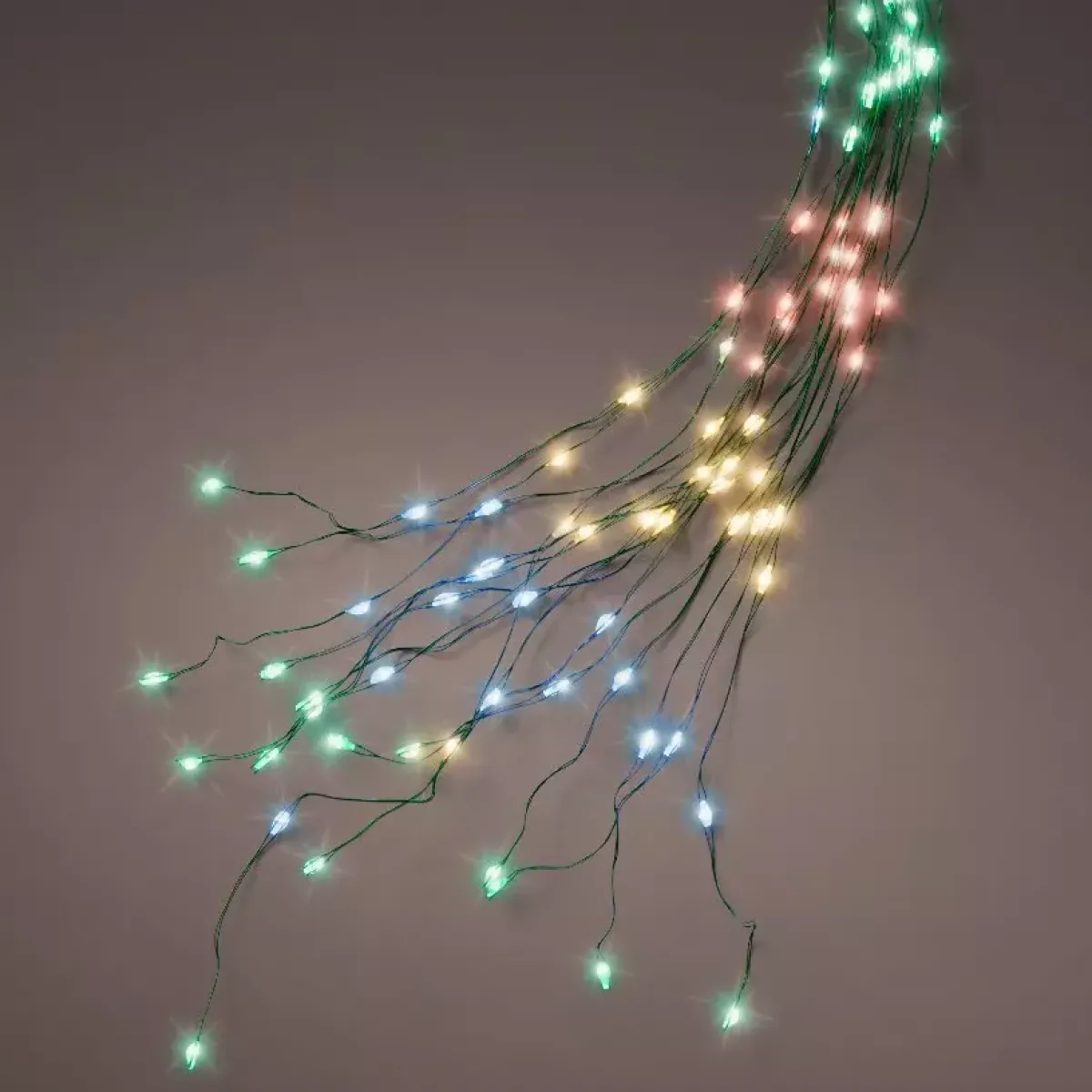 KAEMINGK Ghirlande Di Luci-Tenda per albero Alt.2,10 m Multicolore 672 LED