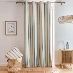 EMINZA Cuscino Decorativo Per Esterno-Tenda tela di cotone (135 x 260 cm) Ocealys Blu marino