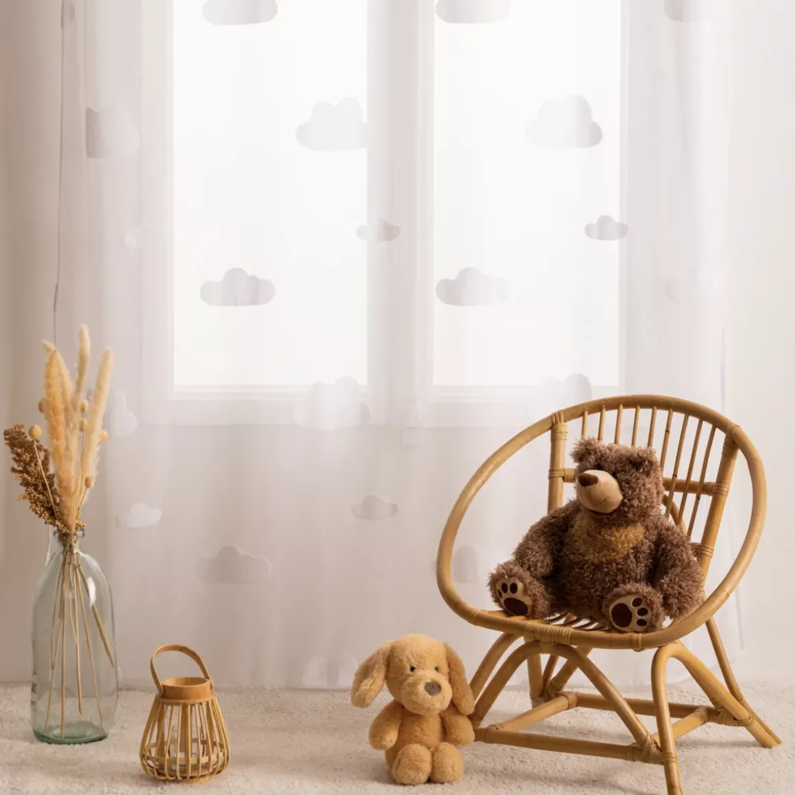 Tenda trasparente bambini (140 x 240 cm) Nuvola Bianco