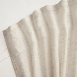 Tenda trasparente con effetto lino (280 x 240 cm) Luca Beige
