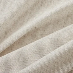 Tenda trasparente con nastri arricciati effetto lino (140 x 240 cm) Luca Beige