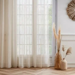 Tenda trasparente con occhielli (280 x 240 cm) Raphaël Beige
