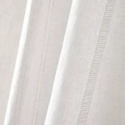 Tenda trasparente con occhielli (180 x 240 cm) Leontine Bianco