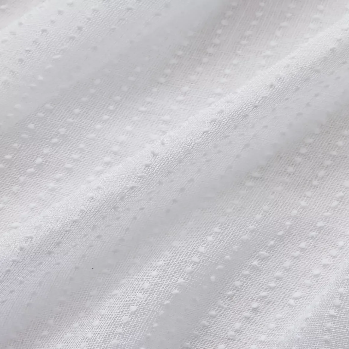 Tenda trasparente con occhielli (280 x 240 cm) Arthur Bianco