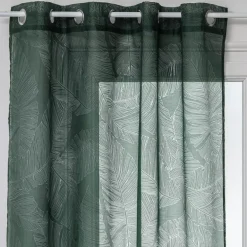 Tenda trasparente (140 x 240 cm) Feuilles Verde cedro