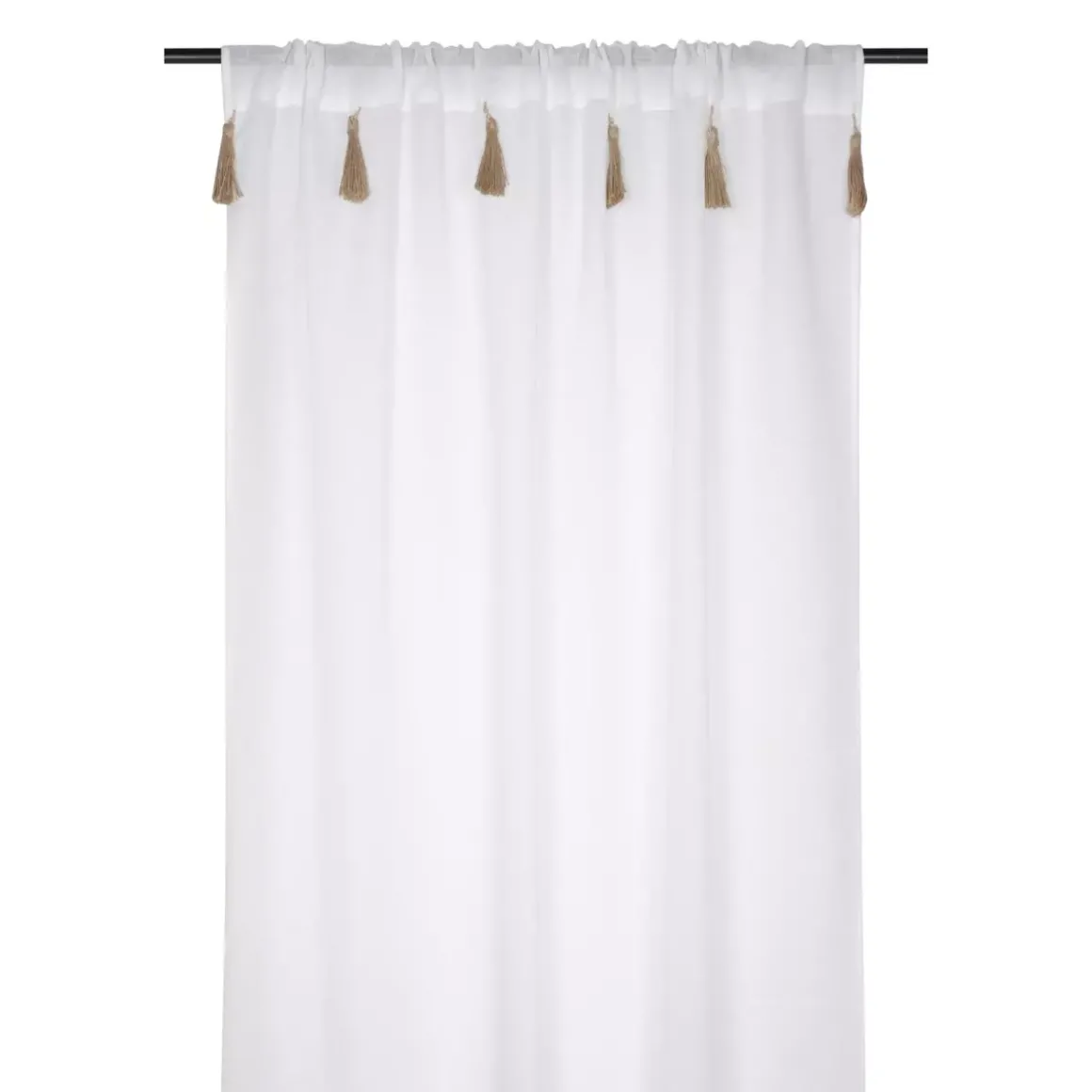 Tenda trasparente (140 x 260 cm) Ibiza Ecru