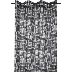 Tenda trasparente (140 x 260 cm) Linear Nero